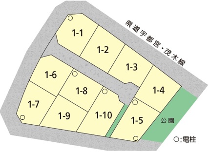 R8祖陽が丘分譲区画図