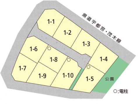 R8祖陽が丘分譲区画図